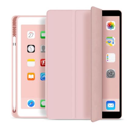 iPad BOOK COVER CASE TECH-PROTECT SC PEN FOR iPad 10th, AIR 4,5,6 PINK