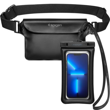 CASE WATERPROOF FOR SMARTHONE & WAIST BAG SPIGEN A621 UNIVERSAL BLACK