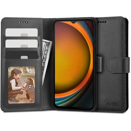 BOOK COVER CASE TECH-PROTECT WALLET FOR SAMSUNG GALAXY XCOVER 7 BLACK