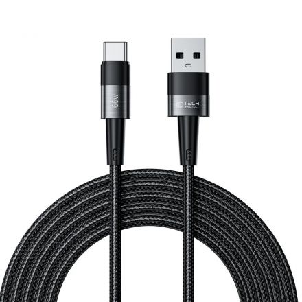 ULTRABOOST TYPE-C CABLE TECH-PROTECT 66W/6A 300CM GREY