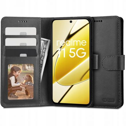 BOOK COVER CASE TECH-PROTECT WALLET FOR REALME 11 5G BLACK