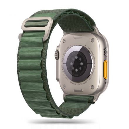 STRAP TECH-PROTECT NYLON PRO FOR APPLE WATCH 4-9/ SE / ULTRA (42-49 MM) MILITARY GREEN