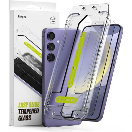 GLASS PROTECTOR RINGKE EASY SLIDE 2-PACK FOR SAMSUNG GALAXY S24 CLEAR