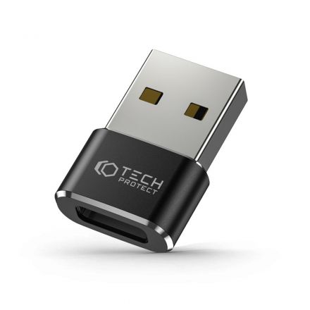 ADAPTER TECH-PROTECT ULTRABOOST USB TO TYPE-C BLACK