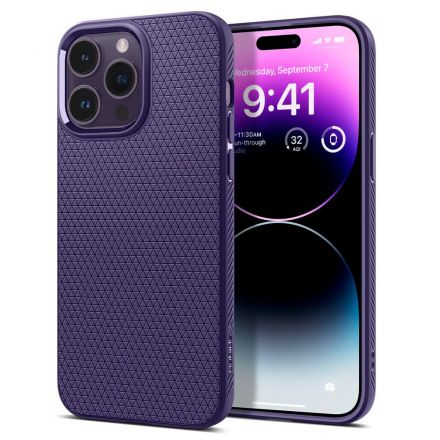 BACK COVER CASE SPIGEN LIQUID AIR FOR APPLE IPHONE 14 PRO MAX DEEP PURPLE