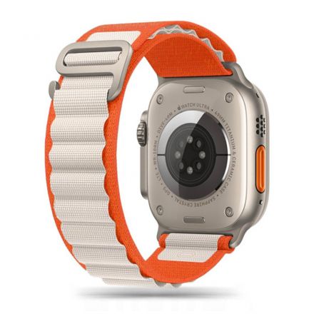 STRAP TECH-PROTECT NYLON PRO FOR APPLE WATCH 4-9 / SE / ULTRA (42-49 MM) ORANGE / MOUSY