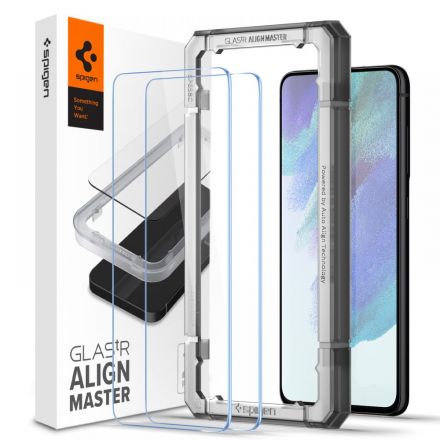 GLASS PROTECTOR SPIGEN ALM TR 2-PACK FOR SAMSUNG GALAXY S21 FE CLEAR