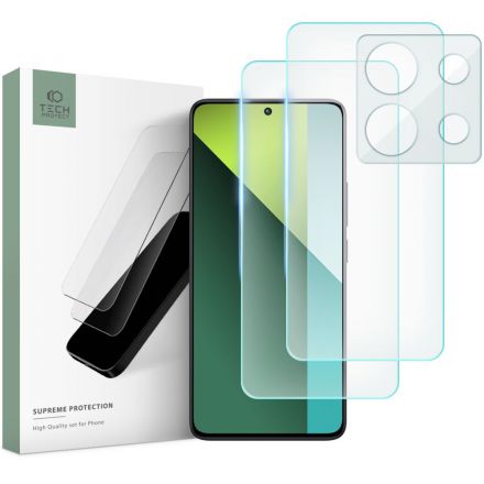 GLASS PROTECTOR TECH-PROTECT SUPREME SET FOR XIAOMI REDMI NOTE 13 PRO 5G / POCO X6 5G CLEAR