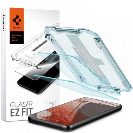 GLASS PROTECTOR SPIGEN TR ”EZ FIT” 2-PACK FOR SAMSUNG GALAXY S22+ PLUS CLEAR