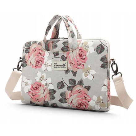 CASE CANVASLIFE BRIEFCASE FOR LAPTOP/MACBOOK 15"-16" WHITE ROSE