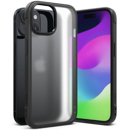 BACK COVER CASE RINGKE FUSION BOLD FOR APPLE IPHONE 15 MATTE BLACK