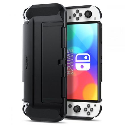 BACK COVER CASE SPIGEN THIN FIT FOR NINTENDO SWITCH OLED BLACK