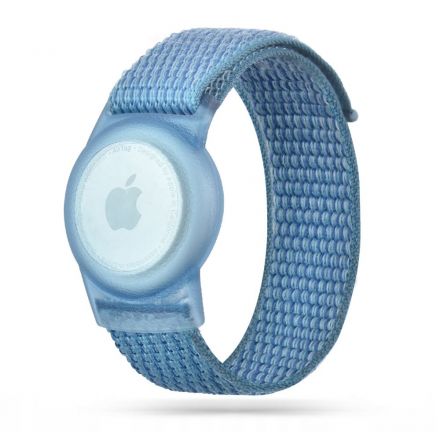 STRAP FOR APPLE AIRTAG TECH-PROTECT NYLON (FOR KIDS) BLUE