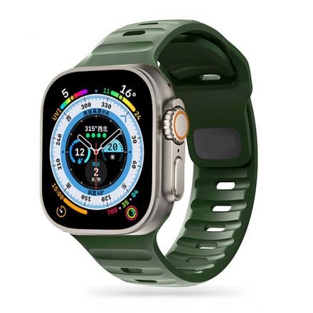 STRAP TECH-PROTECT ICONBAND LINE FOR APPLE WATCH 4-9/ SE / ULTRA (42-49 MM) ARMY GREEN