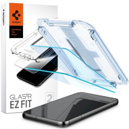 GLASS PROTECTOR SPIGEN TR ”EZ FIT” 2-PACK FOR SAMSUNG GALAXY S23+ PLUS CLEAR