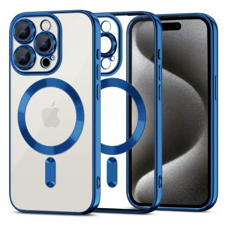 BACK COVER CASE TECH-PROTECT MAGSHINE MAGSAFE FOR APPLE IPHONE 15 PRO MAX NAVY