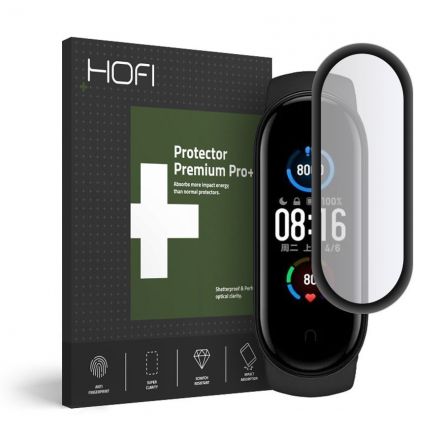 GLASS PROTECTOR HOFI HYBRID FOR XIAOMI MI SMART BAND 5 BLACK