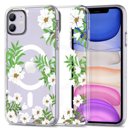 BACK COVER CASE TECH-PROTECT MAGMOOD MAGSAFE FOR APPLE IPHONE 11 SPRING DAISY