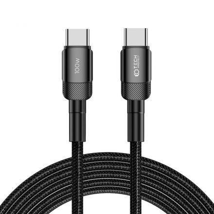  ULTRABOOST EVO TYPE-C CABLE  TECH-PROTECT PD100W/5A 300CM BLACK