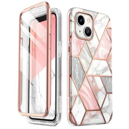 CASE FULL BODY SUPCASE COSMO FOR APPLE IPHONE 14 PLUS MARBLE