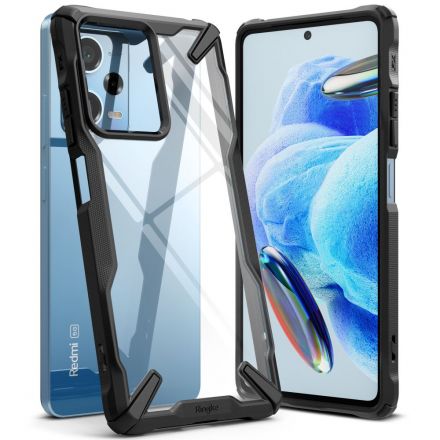 BACK COVER CASE RINGKE FUSION X FOR XIAOMI REDMI NOTE 12 PRO 5G / POCO X5 PRO 5G BLACK