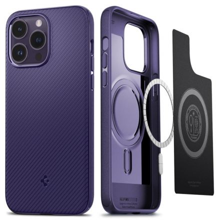 BACK COVER CASE SPIGEN MAG ARMOR FOR APPLE IPHONE 14 PRO MAX DEEP PURPLE