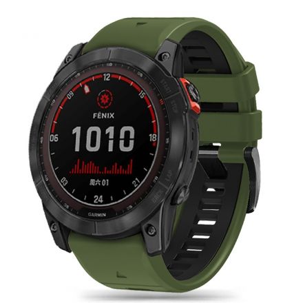 STRAP TECH-PROTECT ICONBAND PRO GARMIN FENIX 3/3HR/ 5X /5X PLUS /6X/6X PRO/7X ARMY GREEN/BLACK