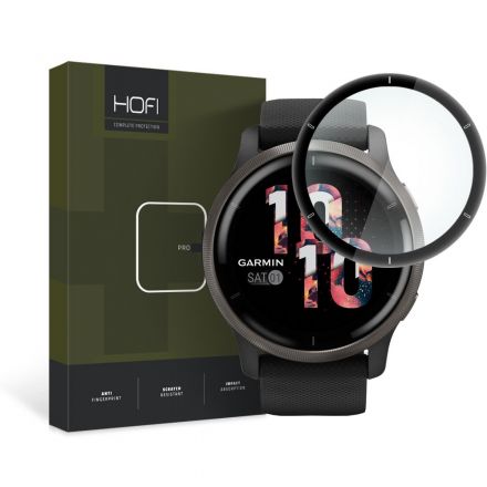 GLASS PROTECTOR HOFI HYBRID PRO+ FOR GARMIN VENU 2 WATCH BLACK