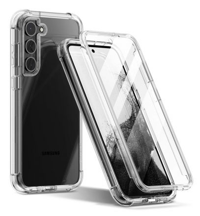 CASE FULL BODY TECH-PROTECT KEVLAR FOR SAMSUNG GALAXY S23+ PLUS CLEAR