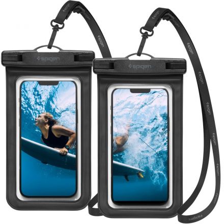 CASE WATERPROOF SPIGEN A601 2-PACK UNIVERSAL (FOR SMARTPHONE) BLACK