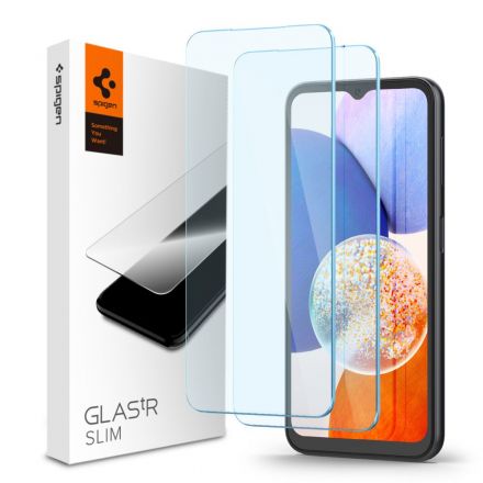 SPIGEN GLAS.TR SLIM 2-PACK GALAXY A14 4G / 5G CLEAR