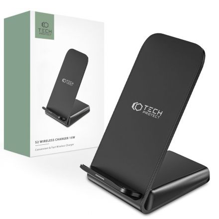 CHARGER WIRELESS TECH-PROTECT QI15W-S2 15W BLACK