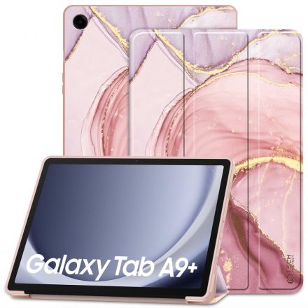 BOOK COVER CASE TECH-PROTECT SMARTCASE FOR SAMSUNG GALAXY TAB A9+ PLUS 11.0 X210 / X215 / X216 MARBLE