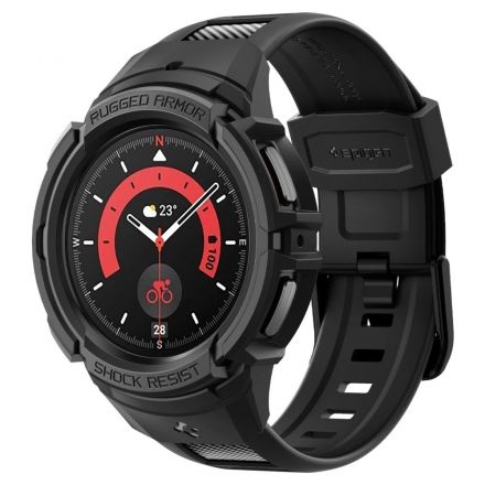 CASE SPIGEN RUGGED ARMOR ”PRO” FOR SAMSUNG GALAXY WATCH 5 PRO (45 MM) BLACK