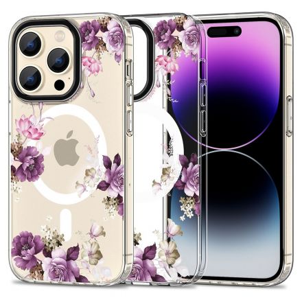 BACK COVER CASE TECH-PROTECT MAGMOOD MAGSAFE FOR APPLE IPHONE 15 PRO MAX SPRING FLORAL