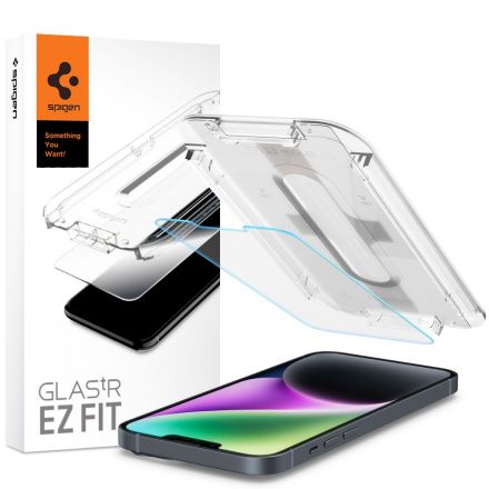 GLASS PROTECTOR SPIGEN TR ”EZ FIT” FOR APPLE IPHONE 13 / 13 PRO / 14