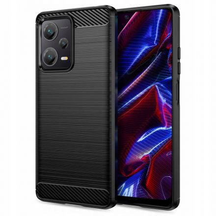 BACK COVER CASE TECH-PROTECT TPUCARBON FOR XIAOMI REDMI NOTE 12 5G / POCO X5 5G BLACK