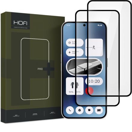 GLASS PROTECTOR HOFI PRO+ 2-PACK FOR NOTHING PHONE 2A BLACK