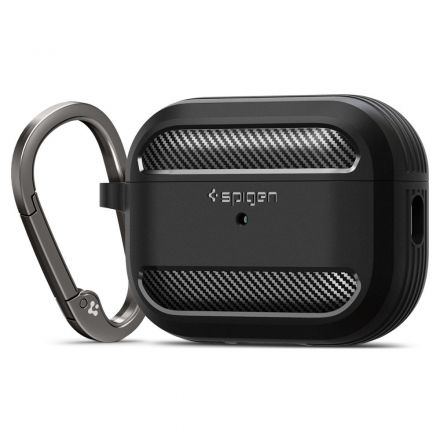 CASE SPIGEN RUGGED ARMOR FOR APPLE AIRPODS PRO 1/2 MATTE BLACK