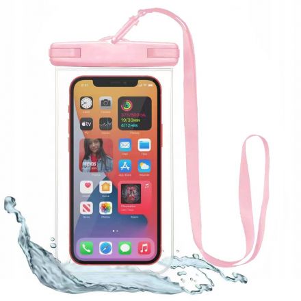 CASE WATERPROOF TECH-PROTECT UNIVERSAL FOR SMARTPHONE PINK